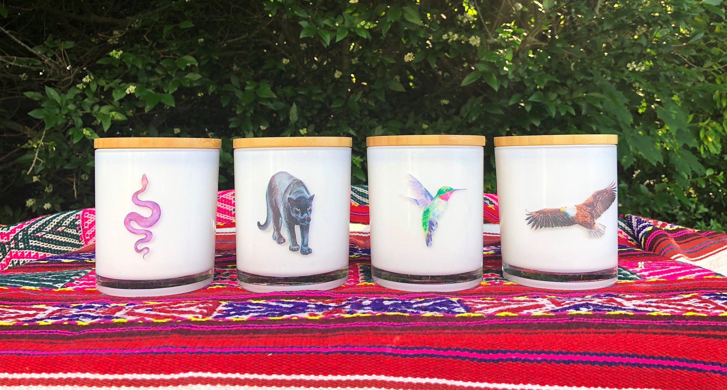Shamanic Medicine Wheel Candles