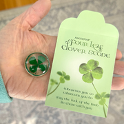 Four Leaf Clover Pocket Stone