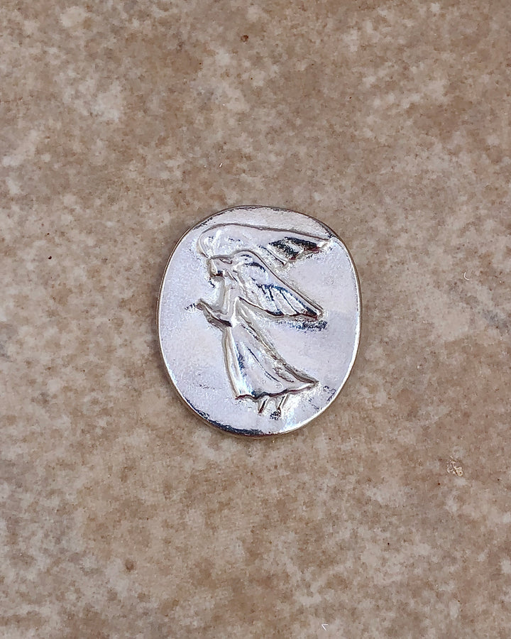 pewter pocket angel