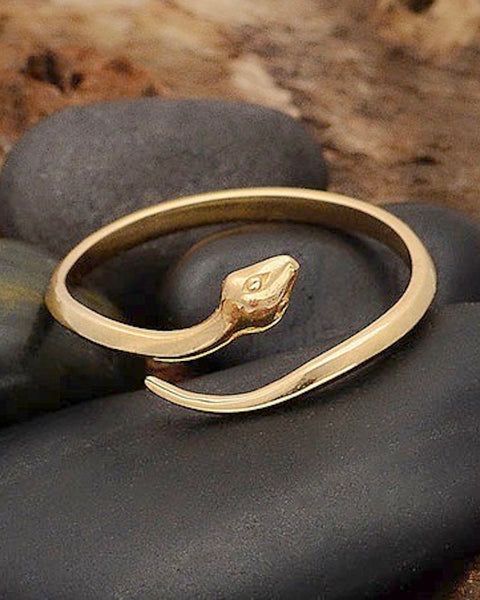 Snake Ring Bronze Adjustable