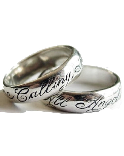 CALLING ALL ANGELS - Sterling Silver Ring