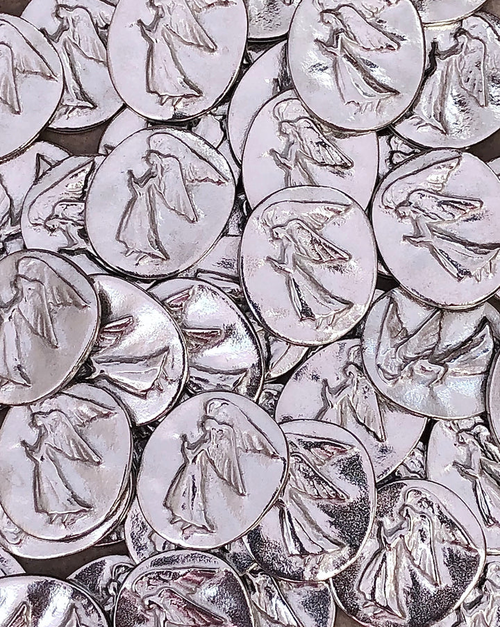 Pewter Pocket Angels