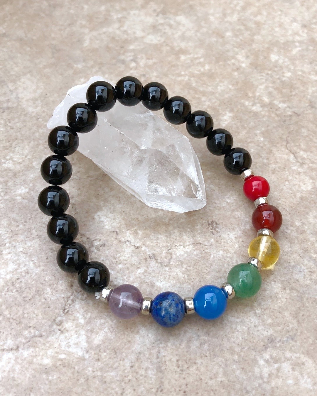 Chakra 8mm Gemstone Bracelet