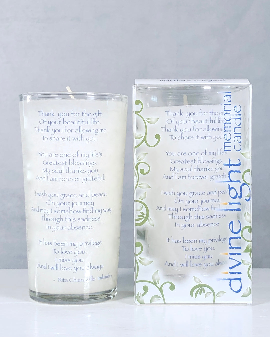 Thank You Memorial Candle