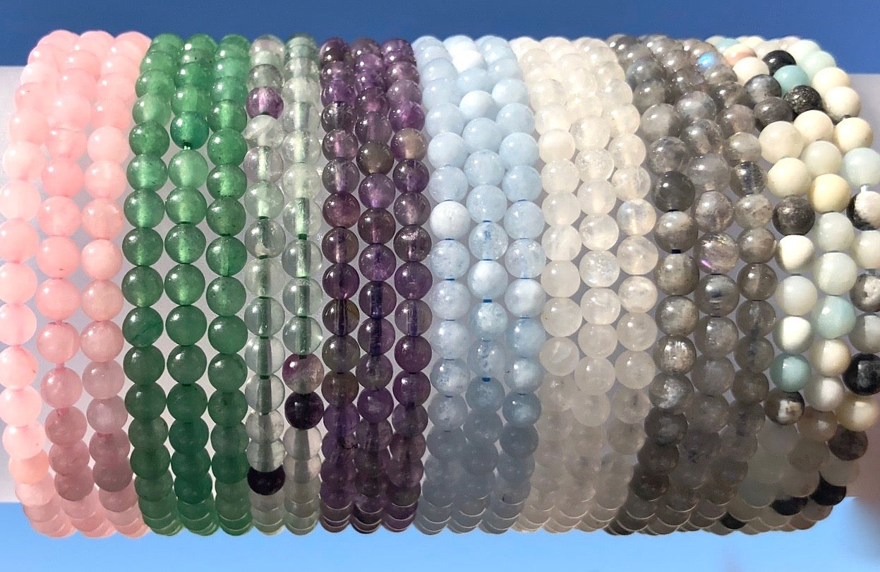 Children's 4mm Gemstone Bracelets