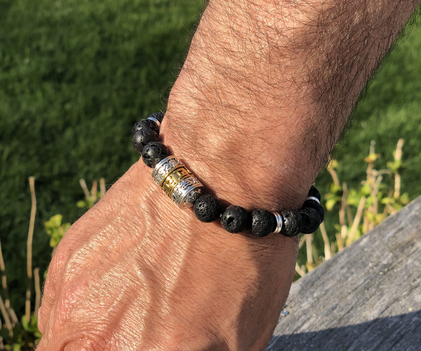 Natural Stone Bracelet in 2023  Mens jewelry bracelet Beaded bracelets  Mens beaded bracelets