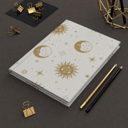 Moon and Stars Celestial Hardcover Journal