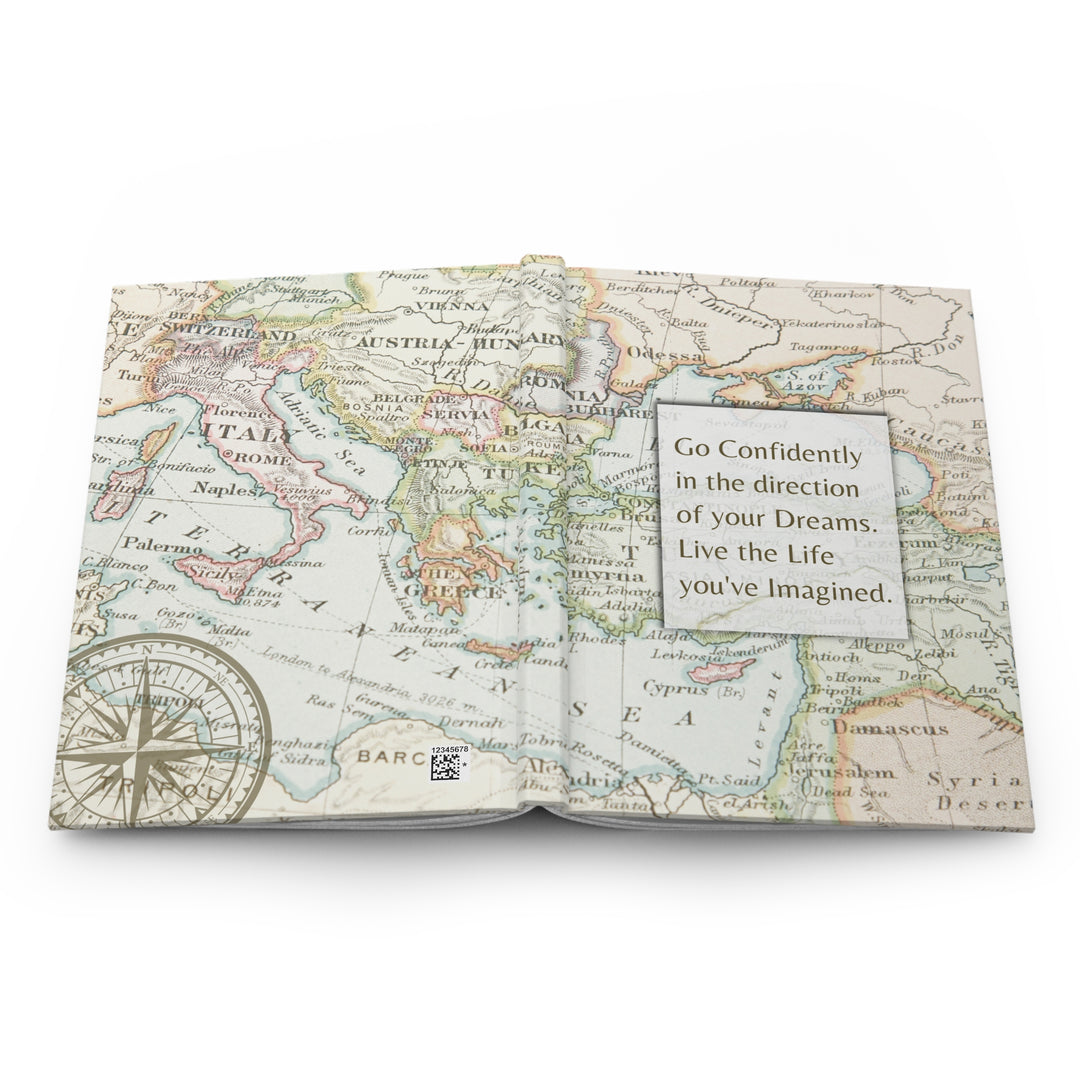 Go Confidently In The Direction Of Your Dreams Hardcover Journal