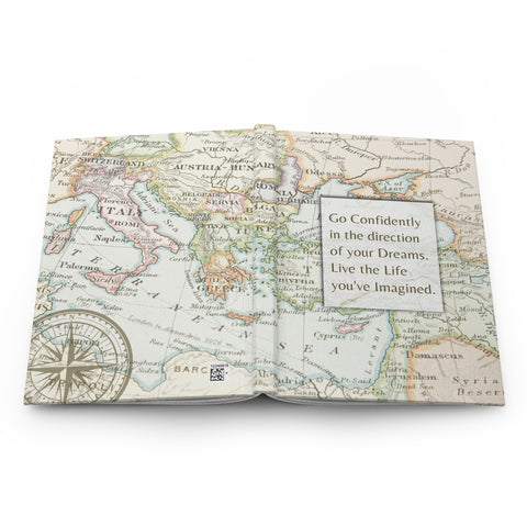 Go Confidently In The Direction Of Your Dreams Hardcover Journal