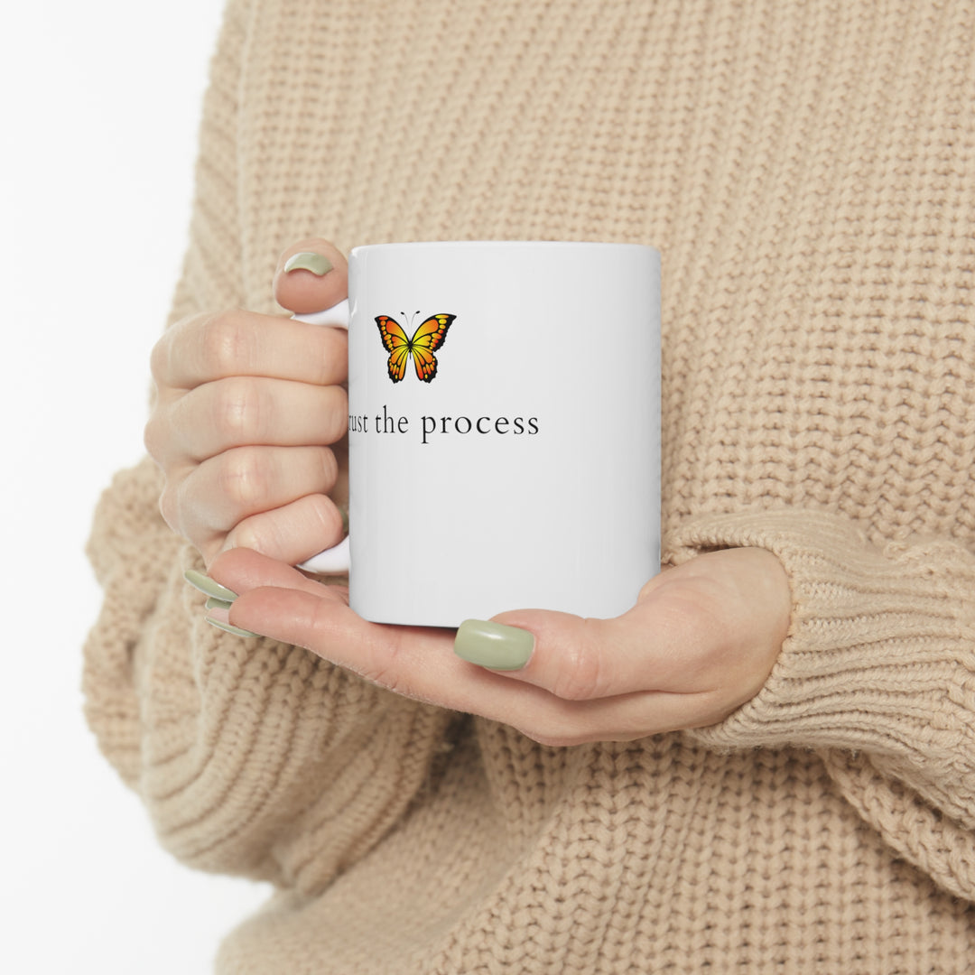 Trust The Process Monarch Butterfly Mug