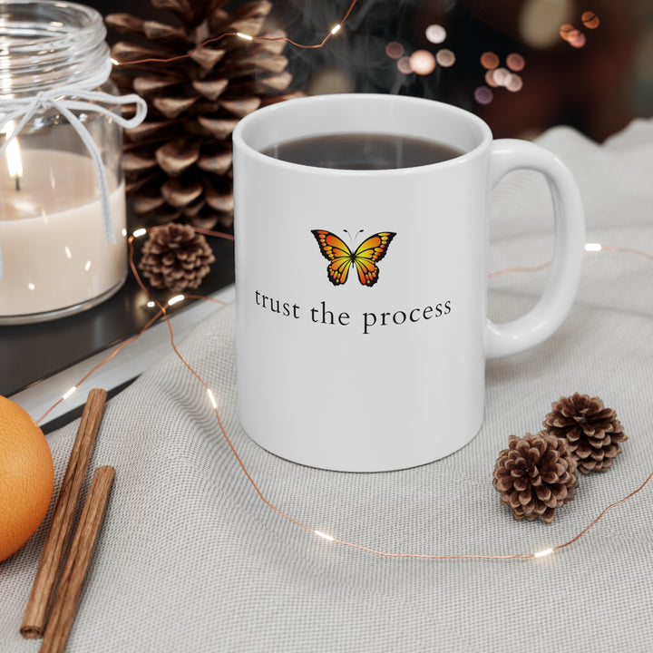 Trust The Process Monarch Butterfly Mug