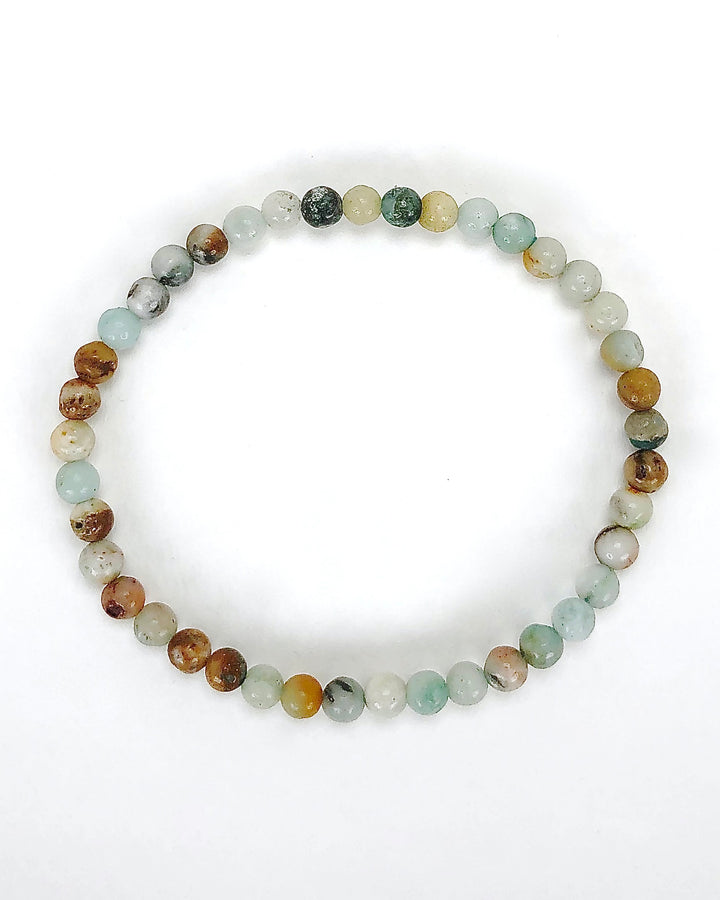 Children's Multi Amazonite 4mm Gemstone Bracelet