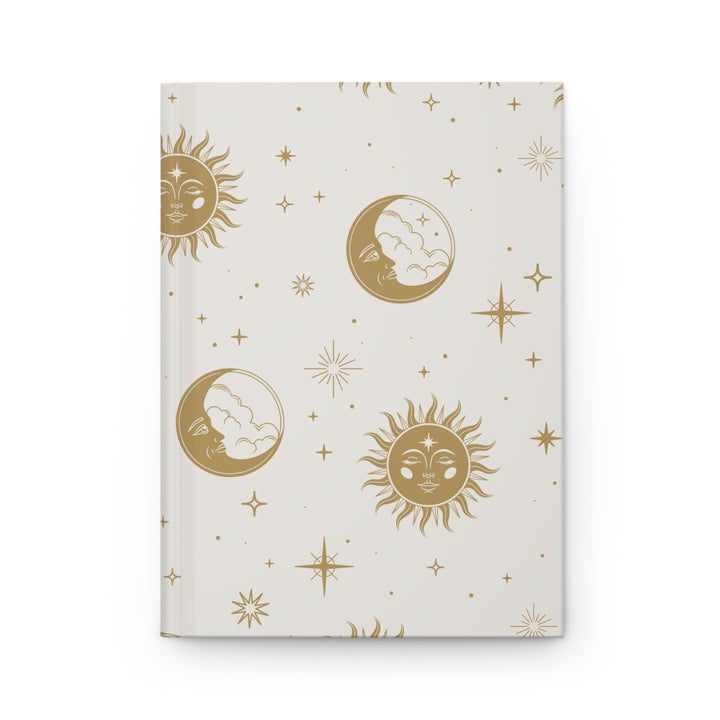 Moon and Stars Celestial Hardcover Journal