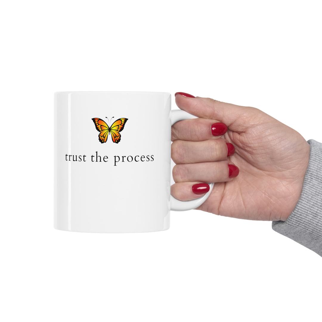 Trust The Process Monarch Butterfly Mug