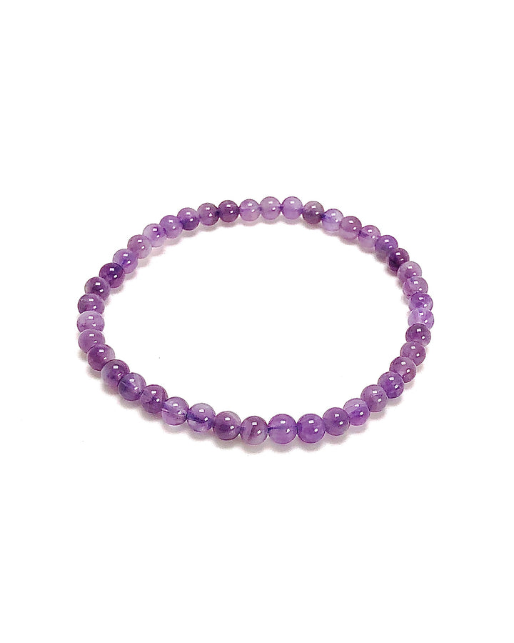 Children's Amethyst 4mm Gemstone Bracelet