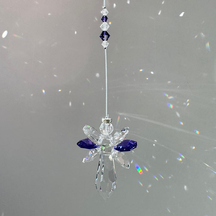 Crystal Amethyst Angel Sun Catcher