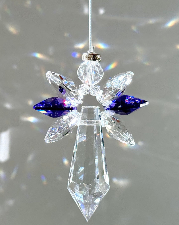 Crystal Amethyst Angel Sun Catcher