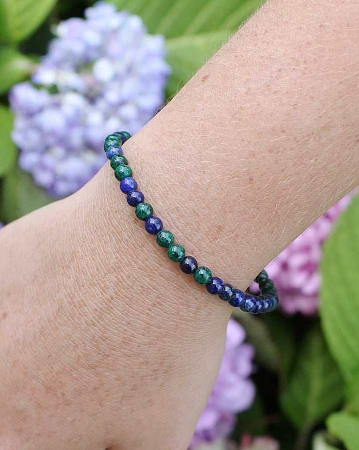 Children's Azurite 4mm Gemstone Bracelet