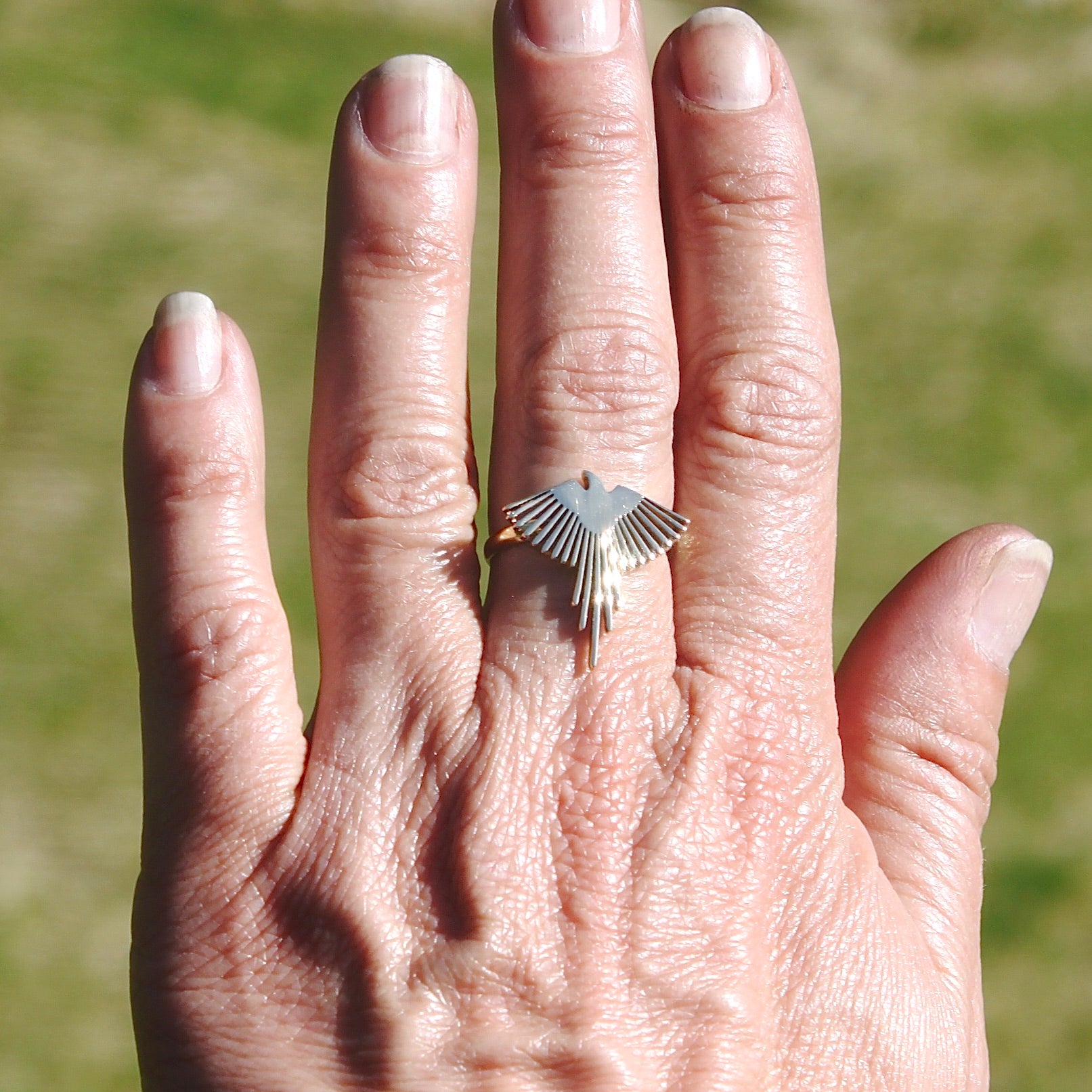 Phoneix Rig Brass Phoenix Ring – The Life Divine