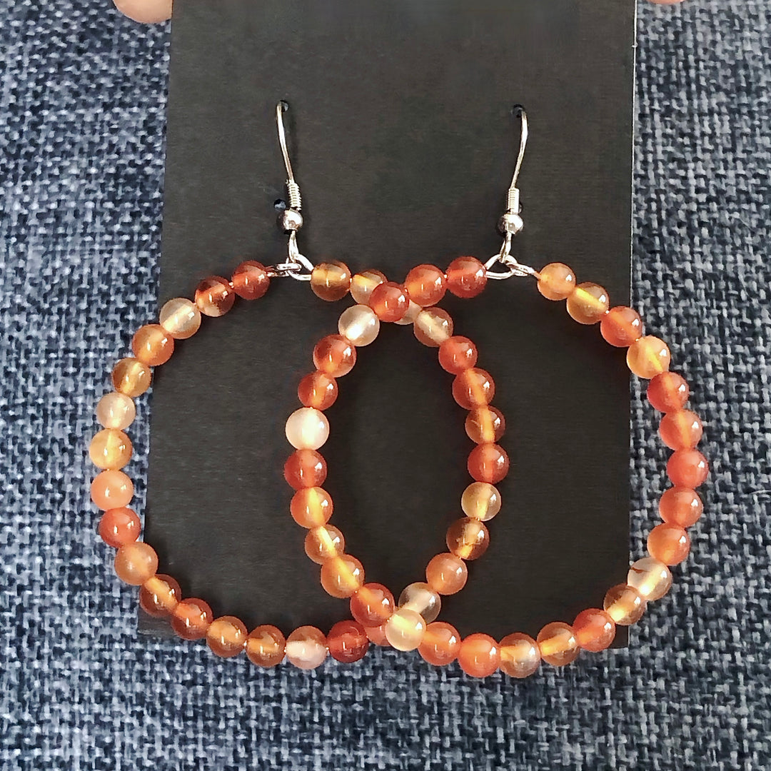 Carnelian Gemstone Earrings