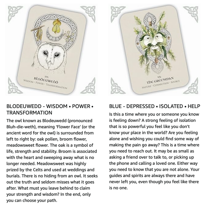 Celtic Spirit Oracle Cards