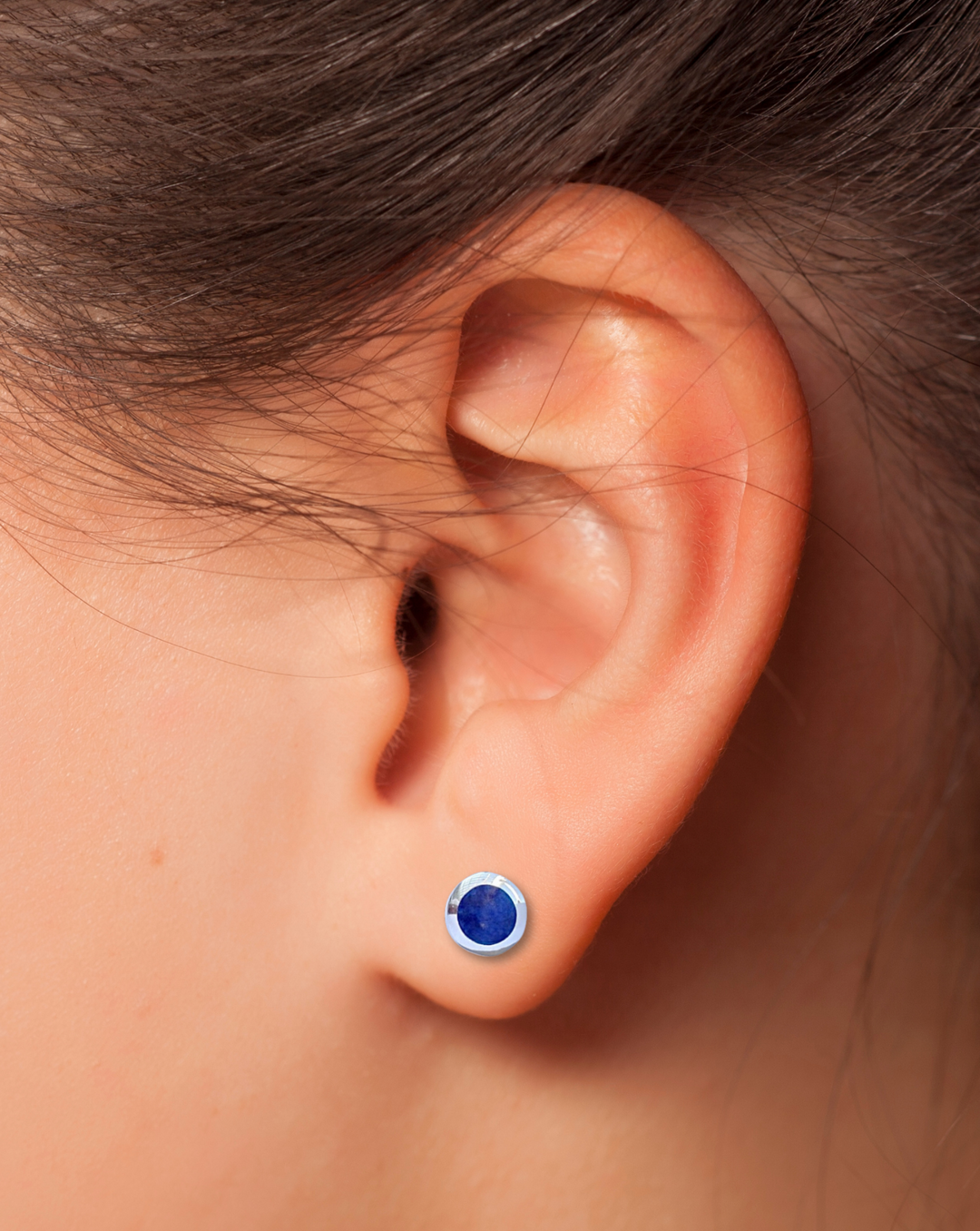 Lapis Silver Earrings