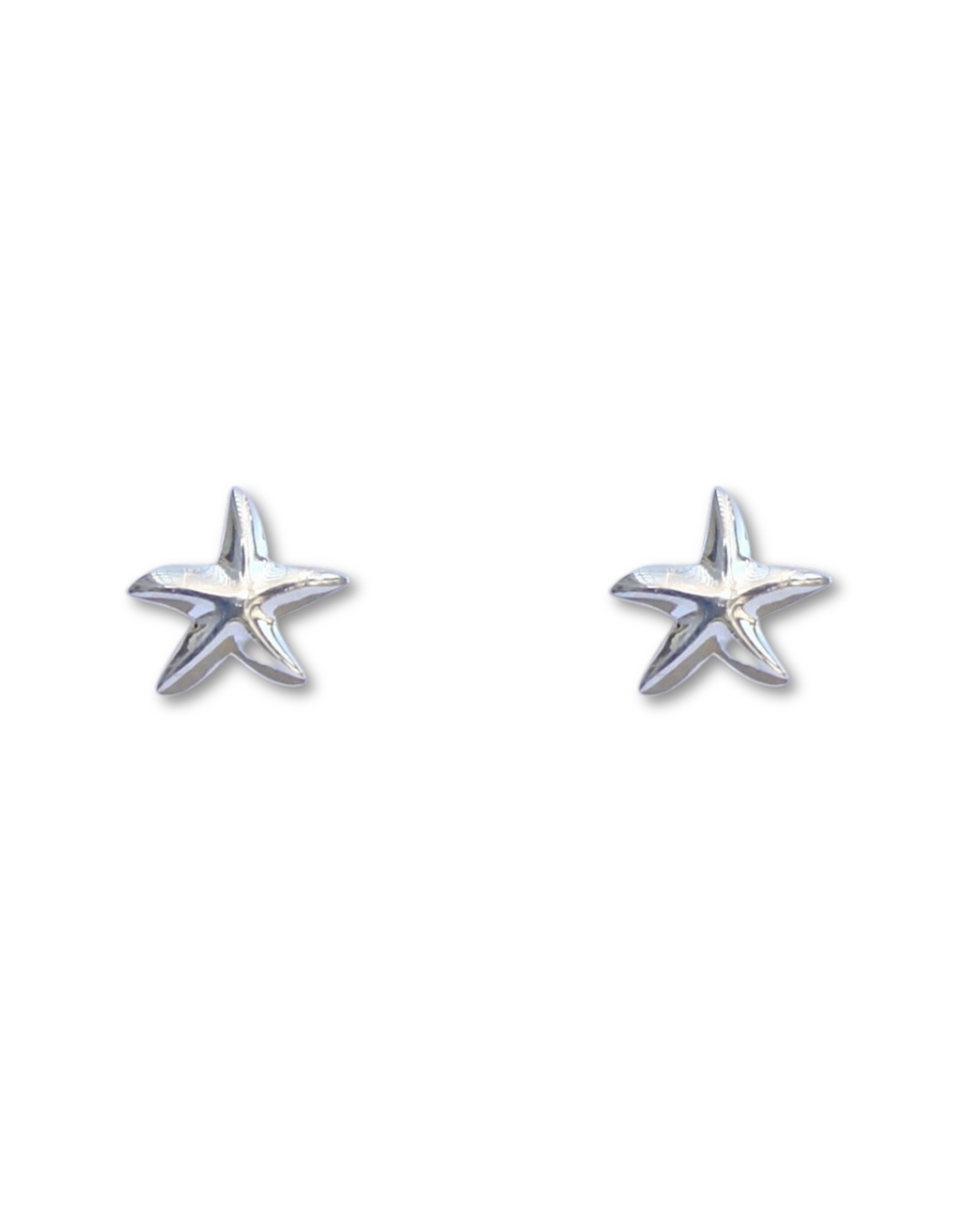 Starfish Sterling Silver Earrings