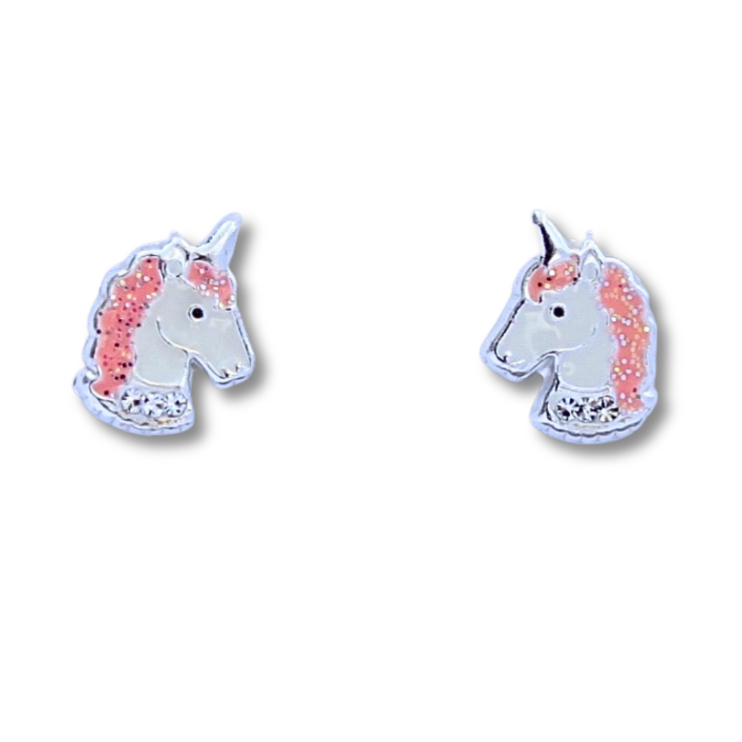 Unicorn Sterling Silver Earrings