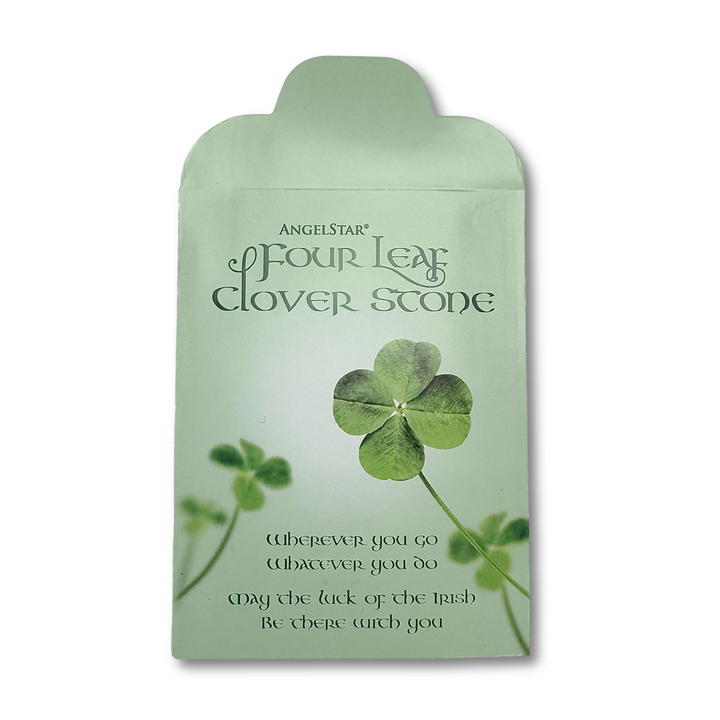 Four Leaf Clover Pocket Stone