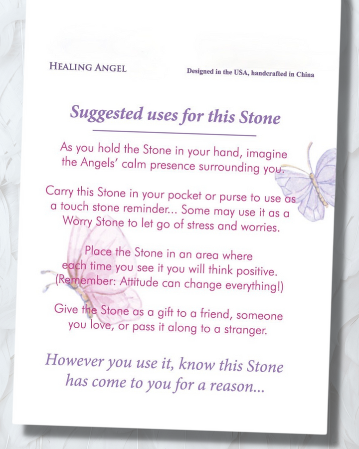 Healing Angel Worry Stones