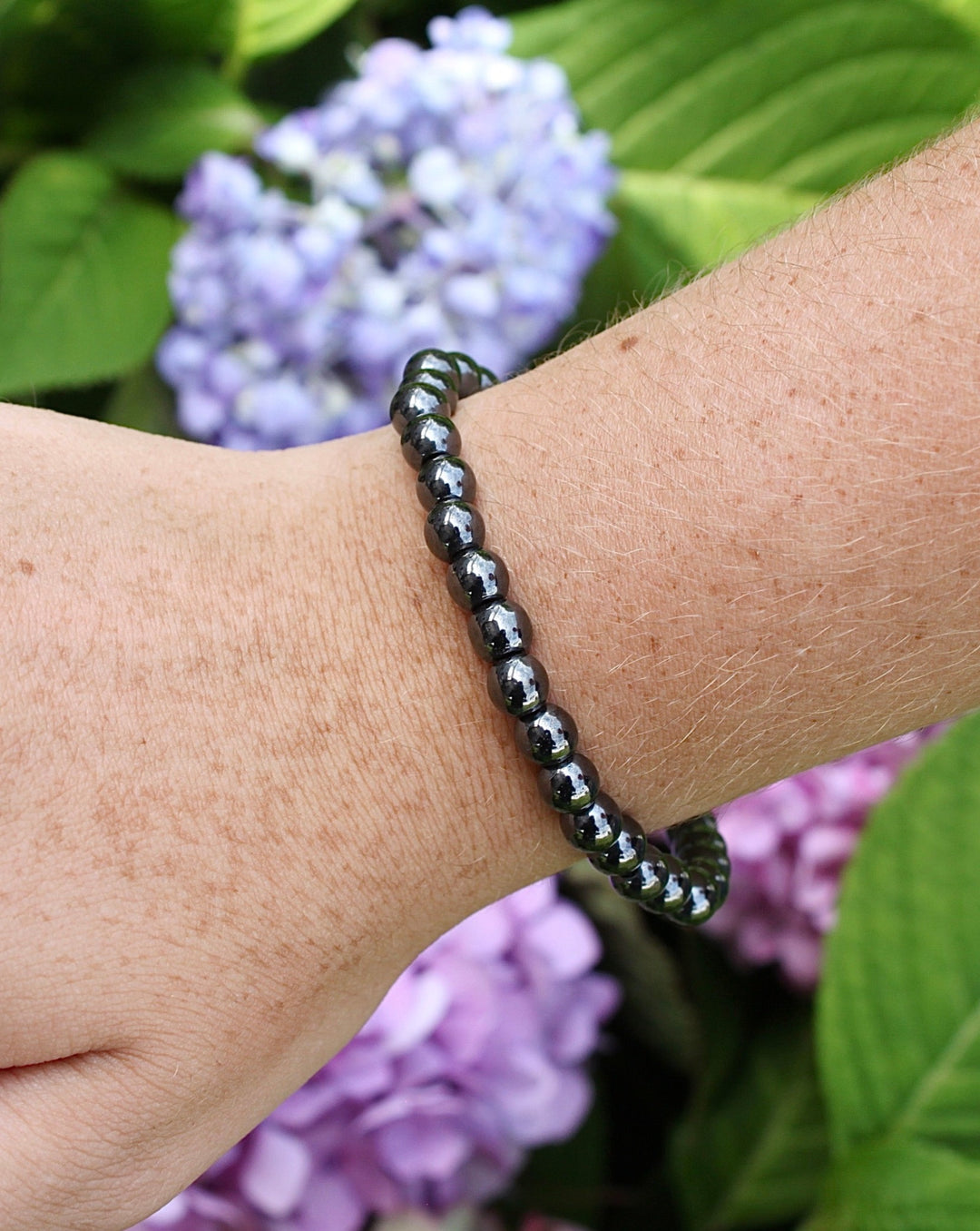 Hematite 6mm Gemstone Bracelet