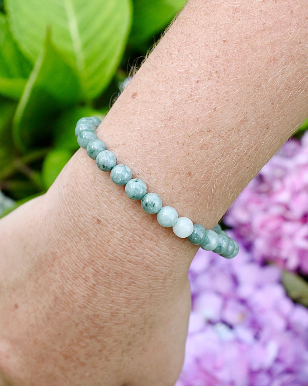 Jadeite 6mm Gemstone Bracelet