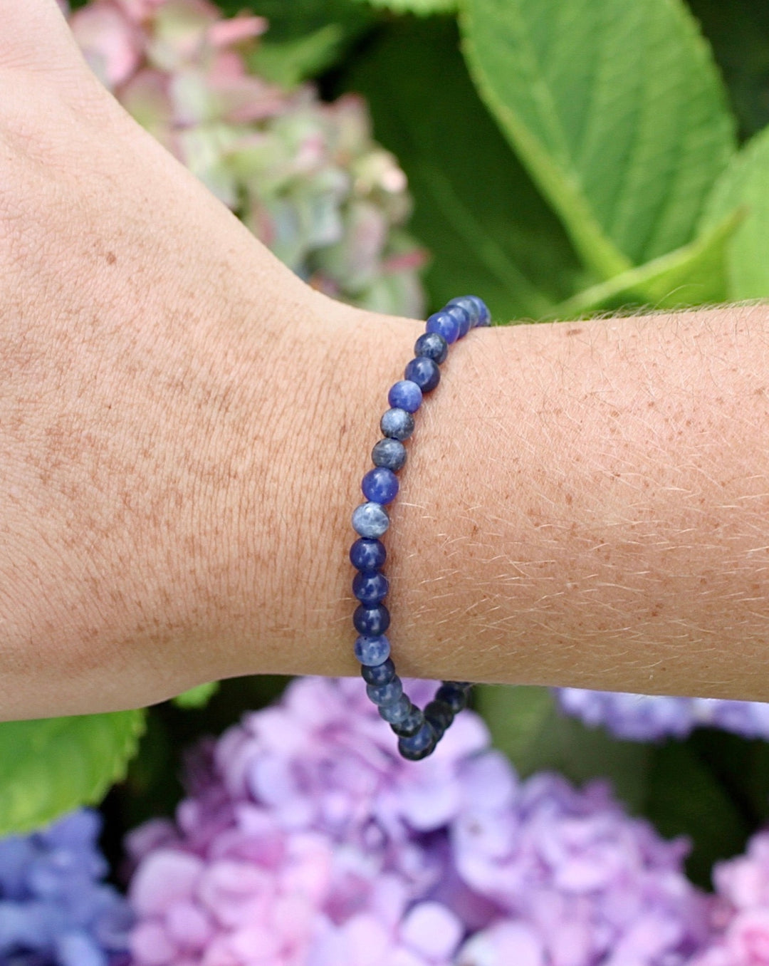 Lapis Lazuli 4mm Gemstone Bracelet