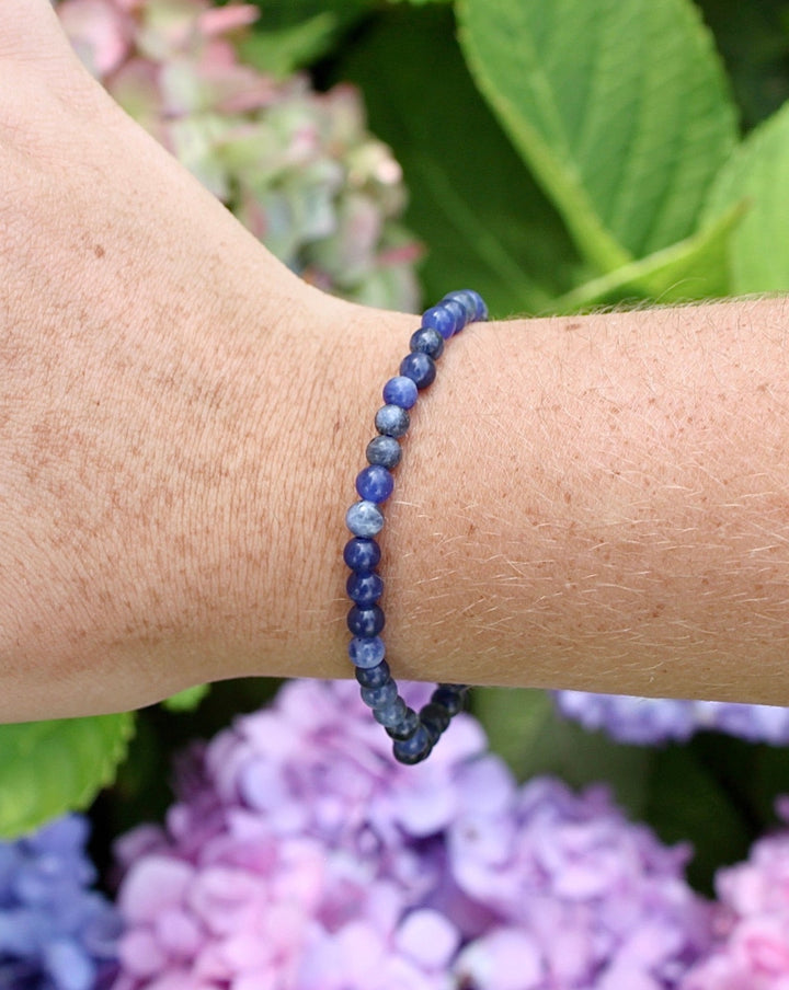 Children's Lapis Lazuli 4mm Gemstone Bracelet