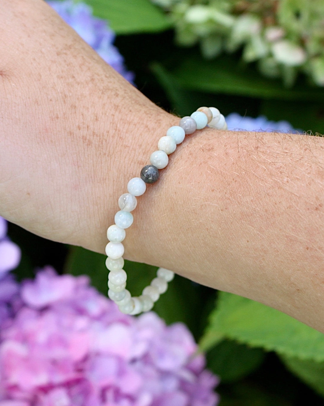 Multi Amazonite 4mm Gemstone Bracelet