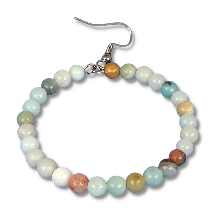 Multi Amazonite Gemstone Earrings