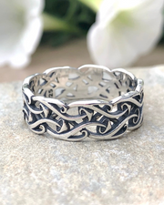 Sterling Silver Mushroom Ring