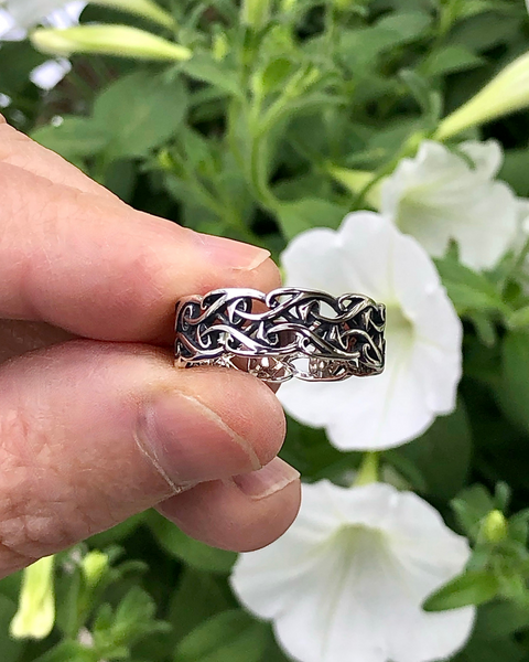 Sterling Silver Mushroom Ring