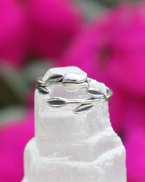 Sterling Silver Tulip Ring