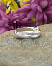Sterling Silver Rolling Ring Set of 3mm Bands