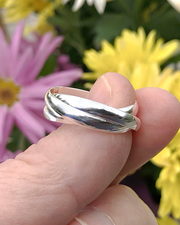 Sterling Silver Rolling Ring Set of 3mm Bands