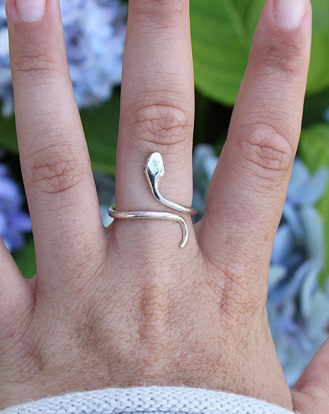 Sterling Silver Serpent Ring