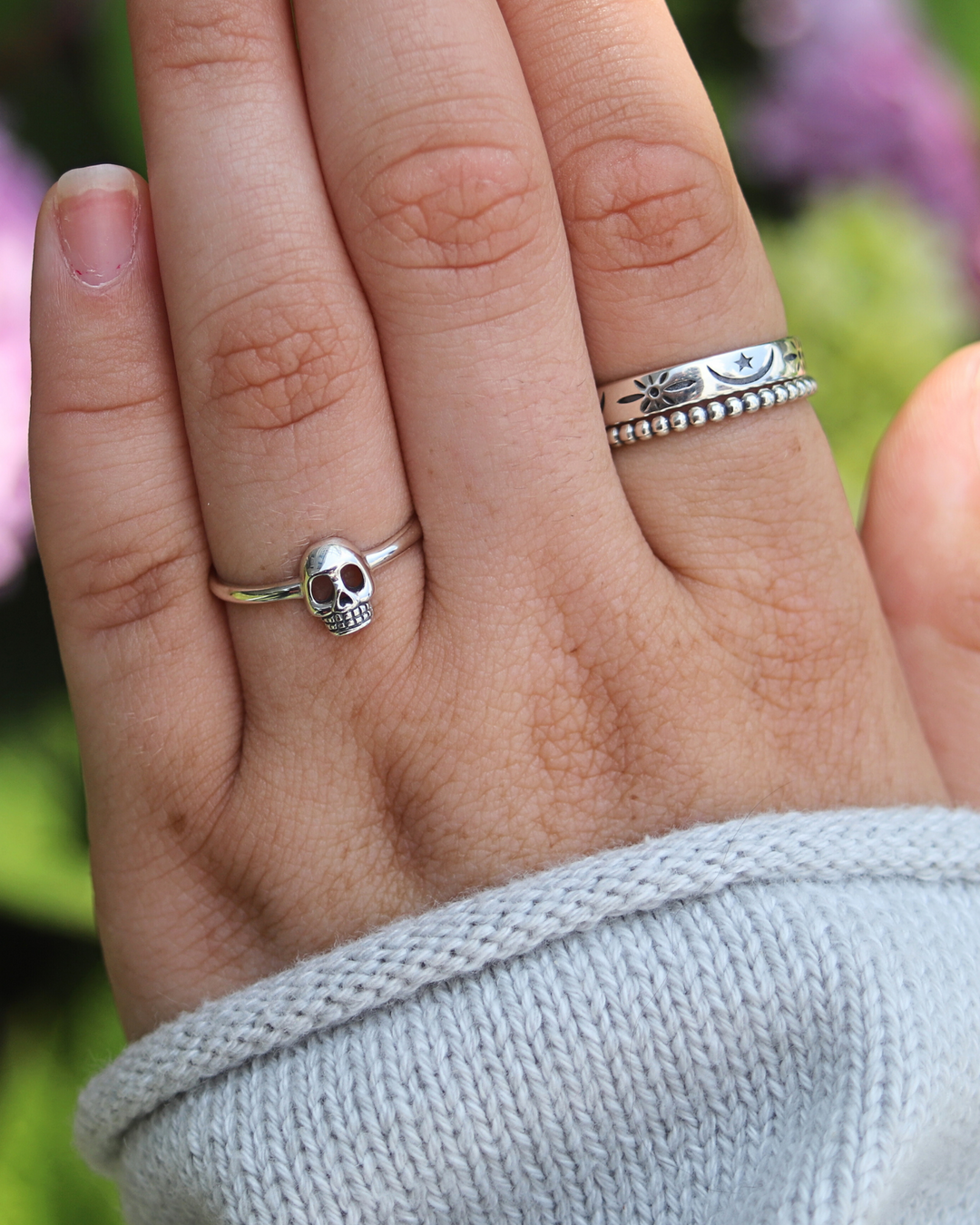 Sterling Silver Skull Ring