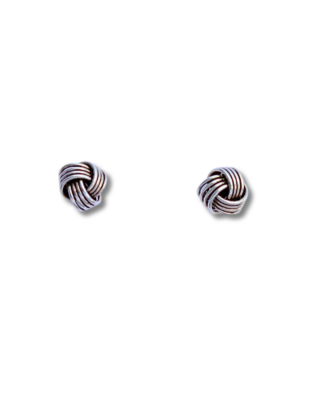 Sterling Silver Knot Earrings 