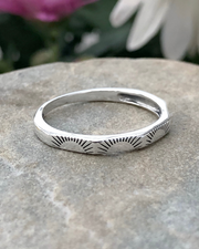 Sterling Silver Sun Ring