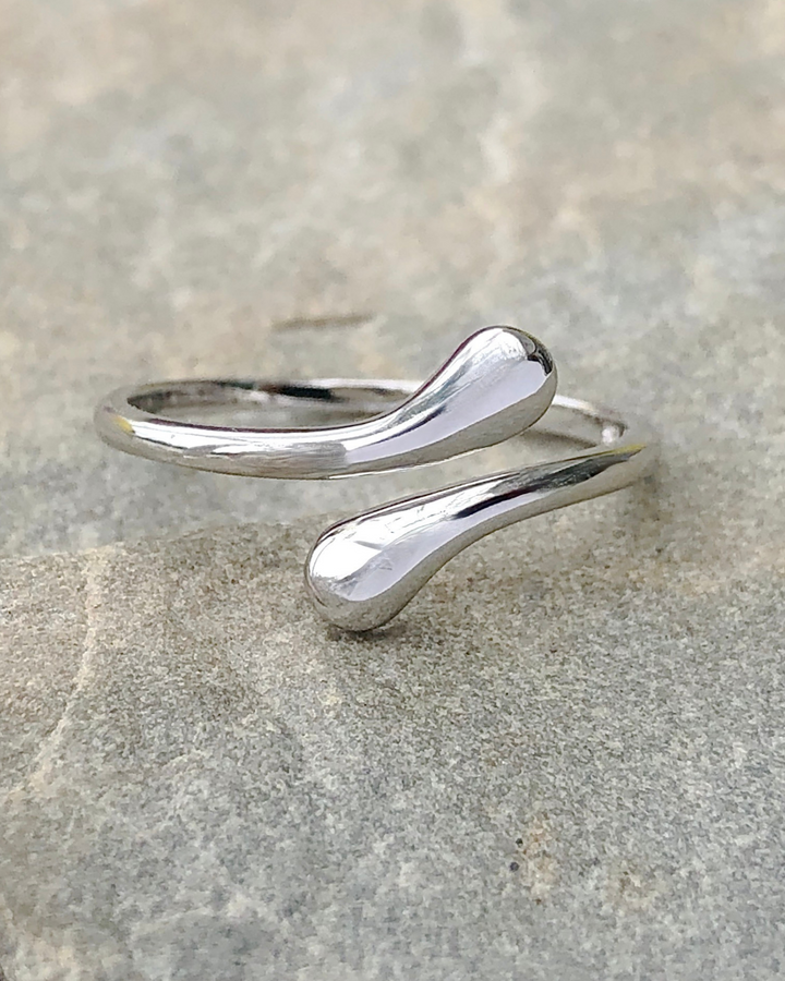 Sterling Silver Teardrop Ring