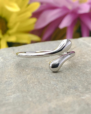 Sterling Silver Teardrop Ring