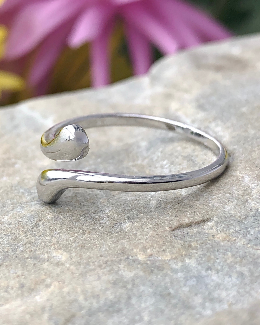 Sterling Silver Teardrop Ring