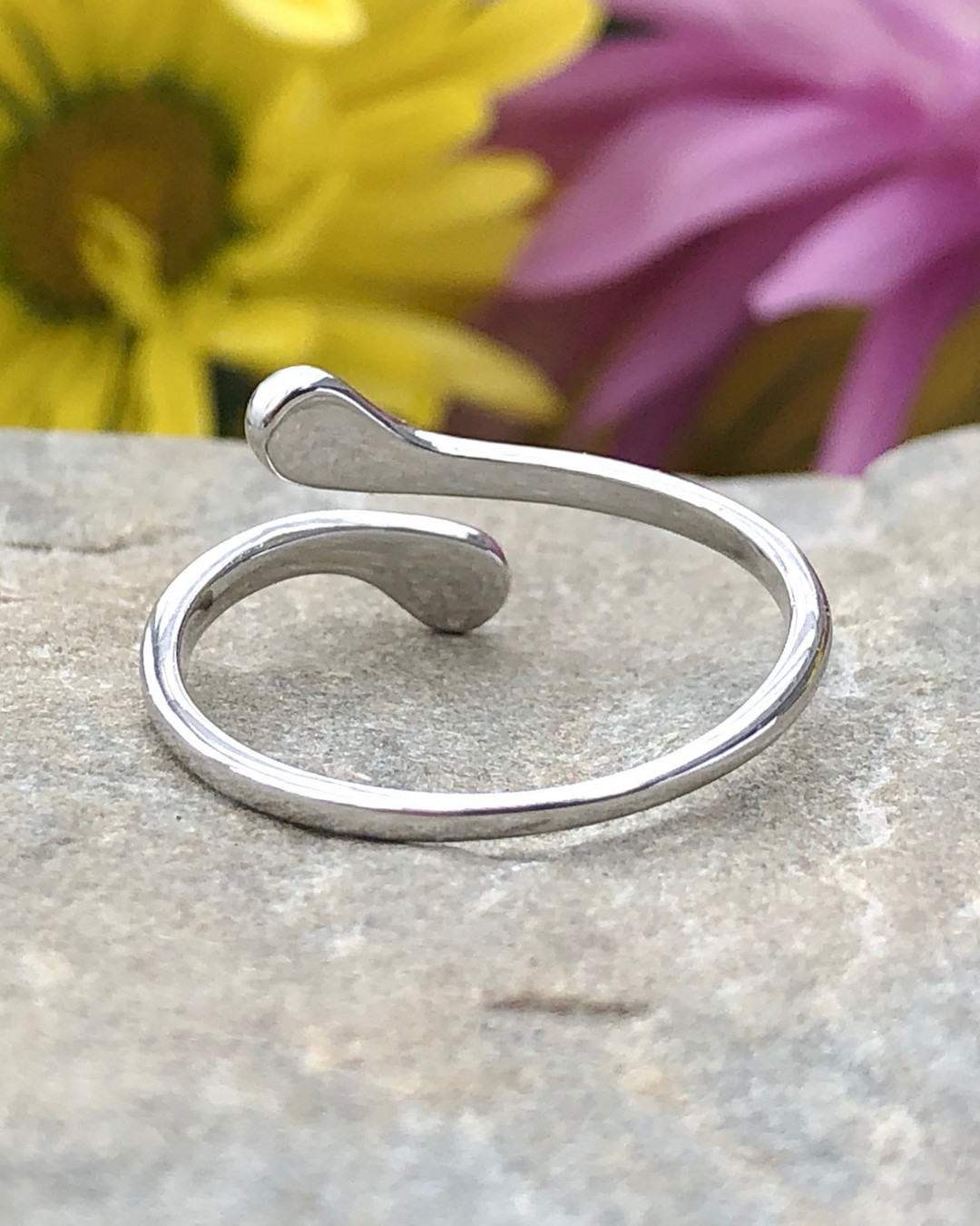 Sterling Silver Teardrop Ring