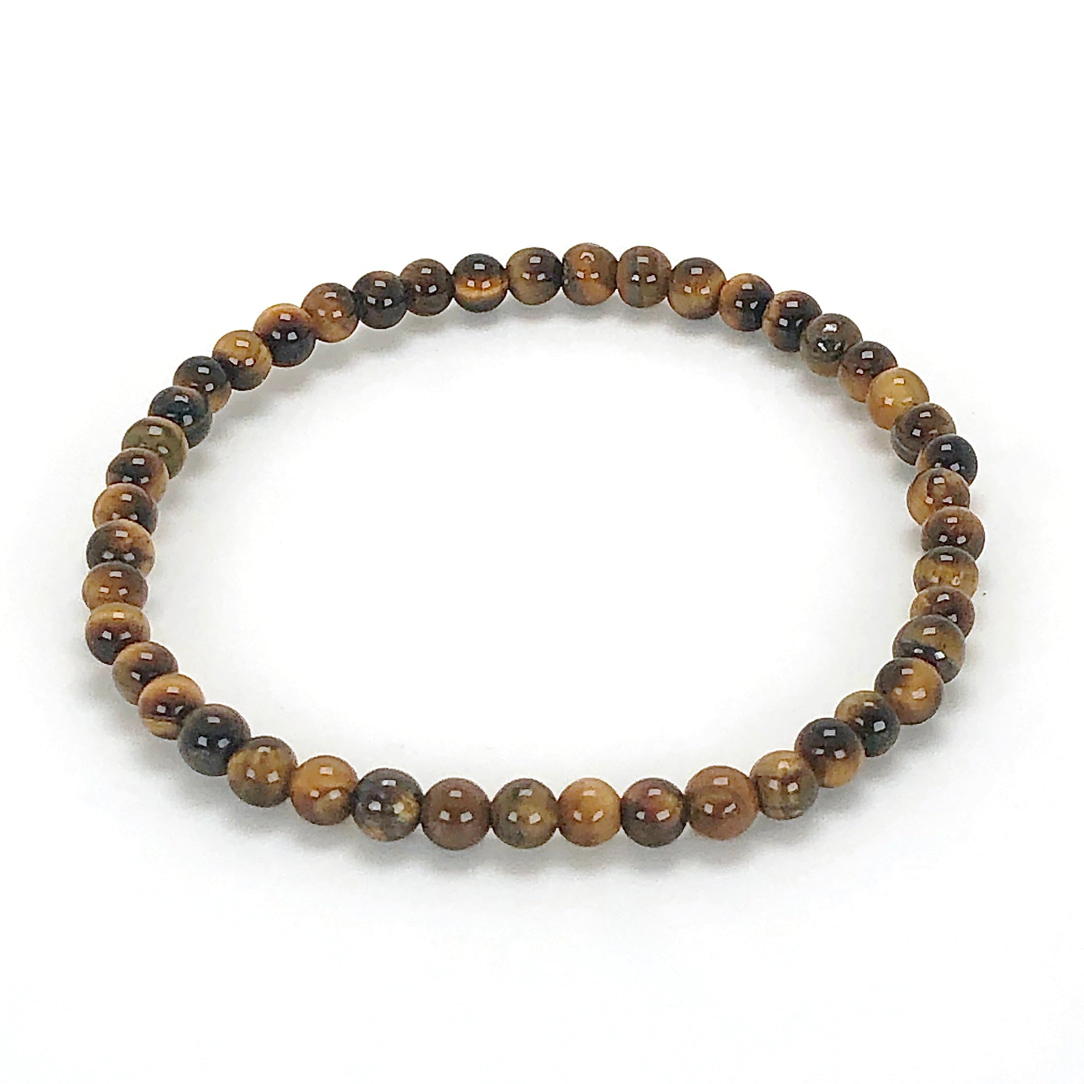 Tiger Eye 4mm Gemstone Bracelet – The Life Divine